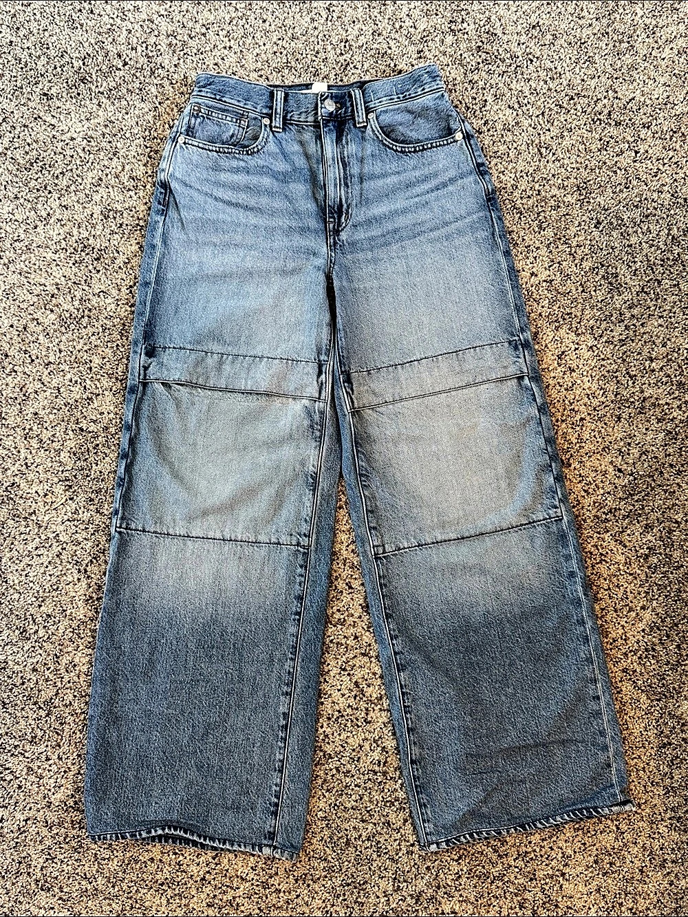 Madewell Superwide-Leg Jeans 26 Waist Like New